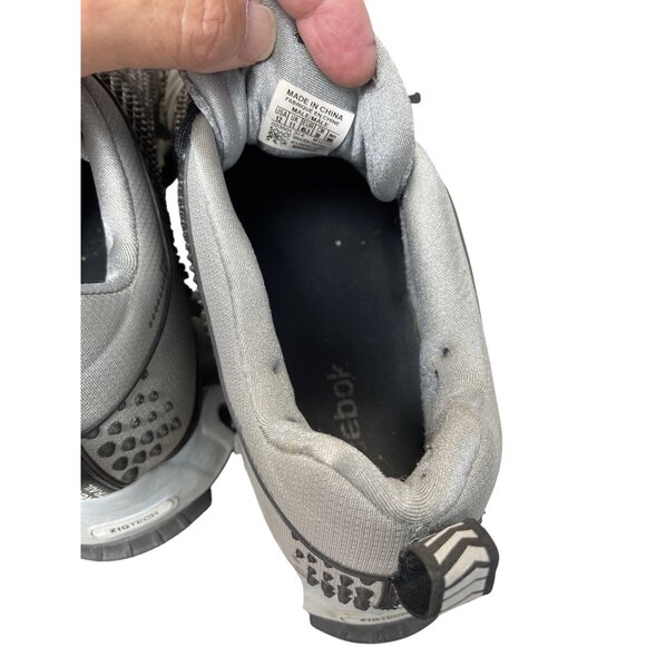 Reebok Zig Tech 2.0  Mens gray black running shoes sneakers size 12 SKU 9281 - Picture 7 of 14
